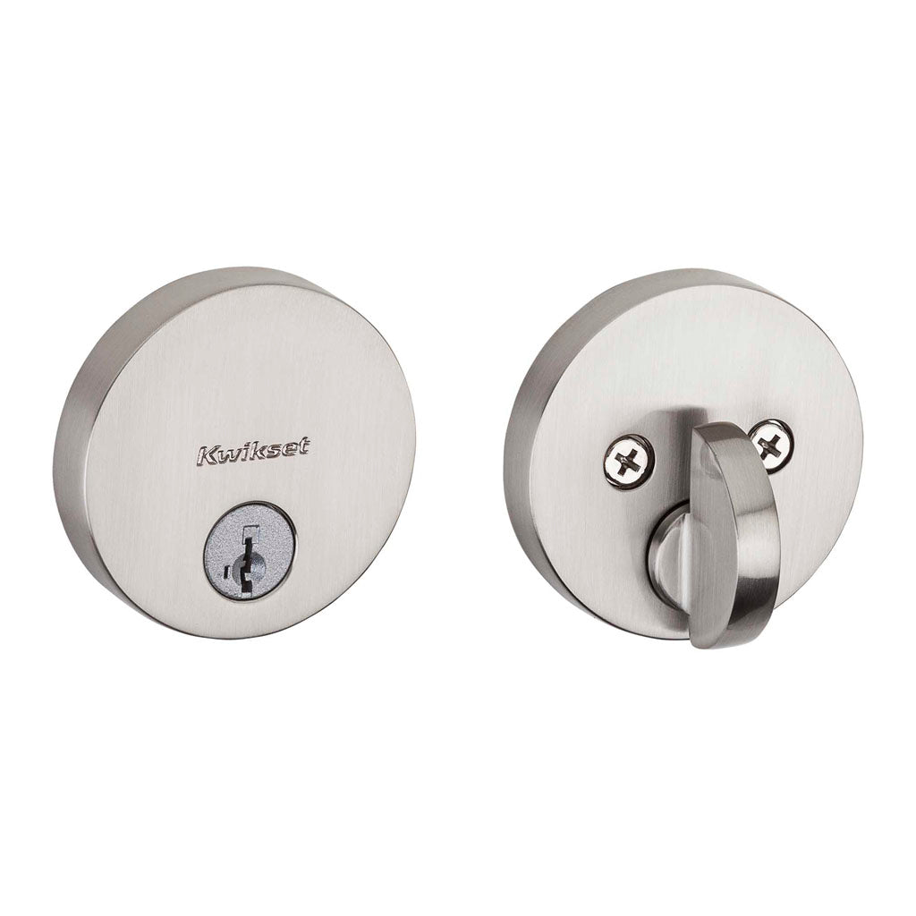 Deadbolt Sencillo Uptown con SmartKey™ níquel satinado