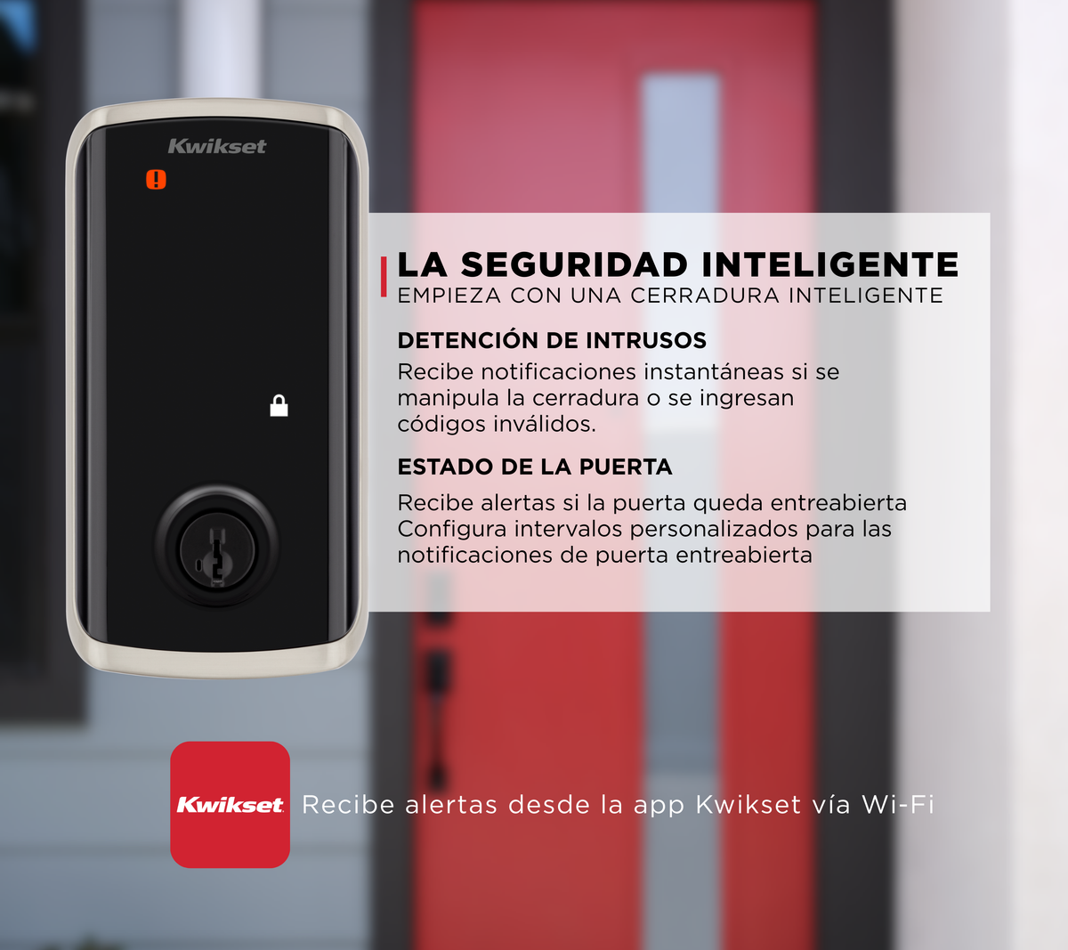 Cerradura inteligente Halo Select ™ con Wi-Fi negro mate
