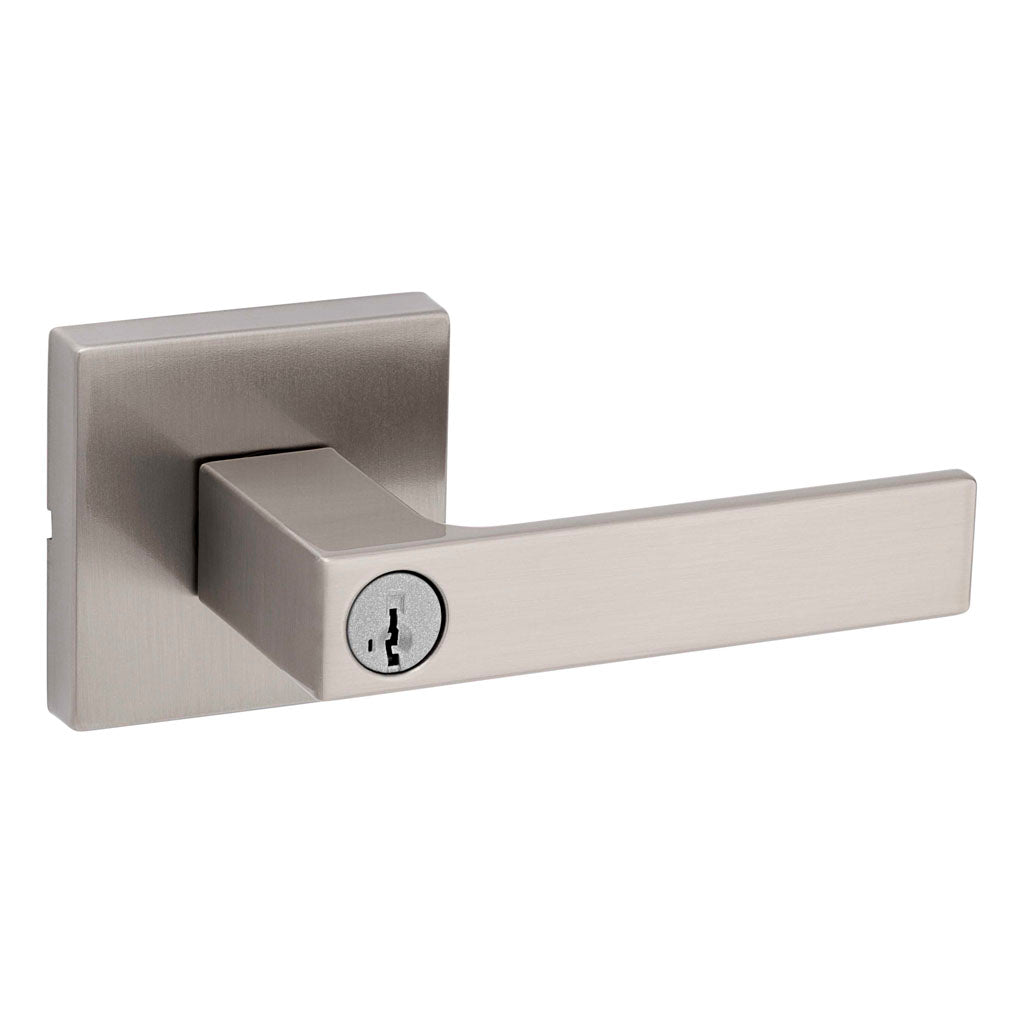 Lever de entrada con SmartKey™ Singapore níquel satinado