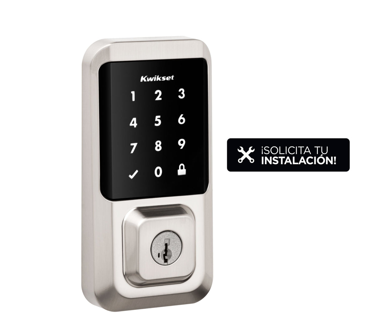 Cerradura inteligente Halo Touchscreen ™ con Wi-Fi níquel satinado