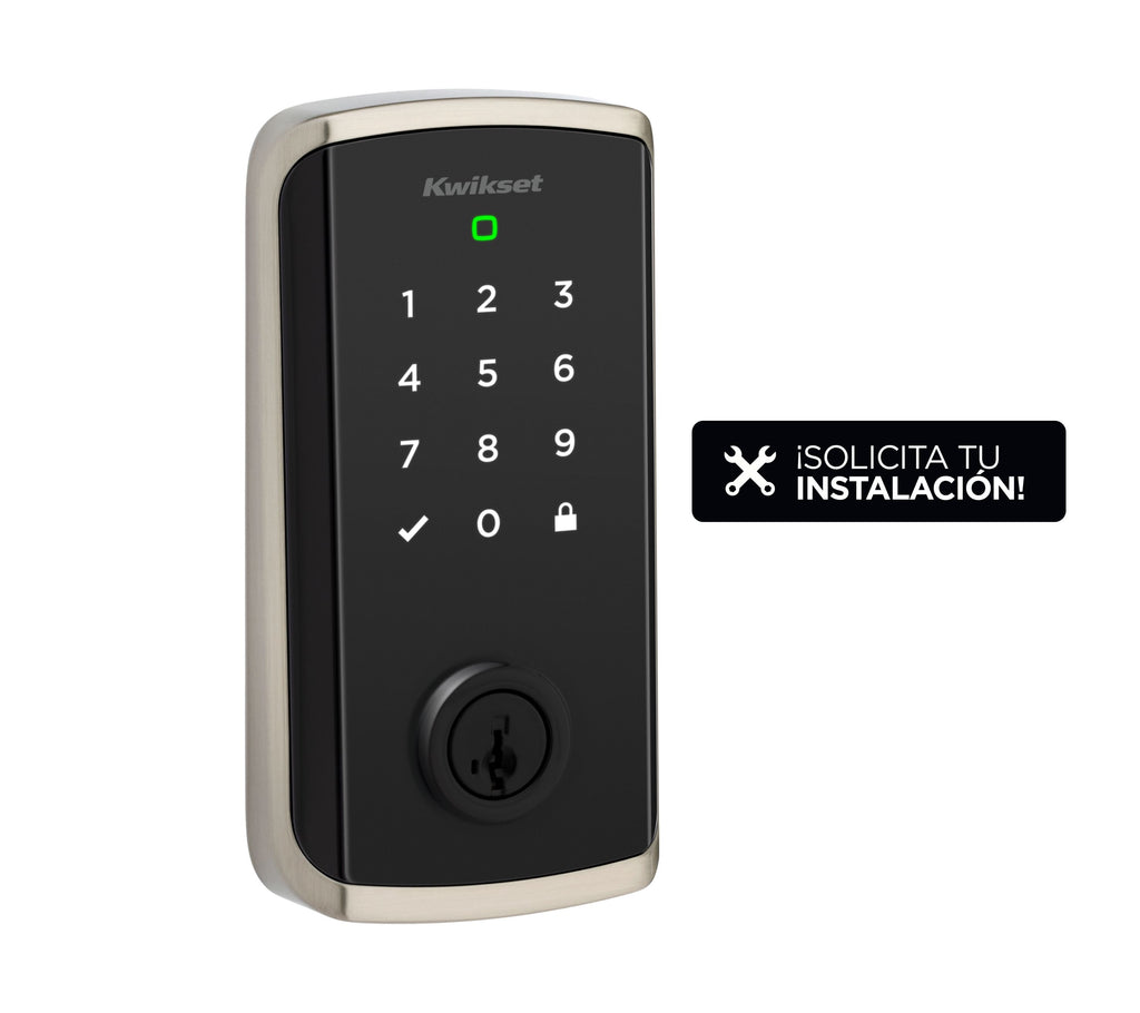 Cerradura inteligente Halo Select ™ con Wi-Fi níquel satinado