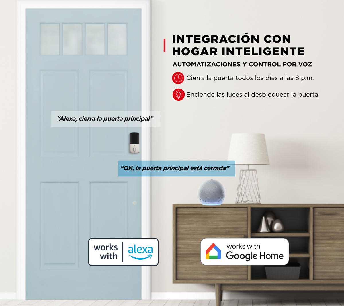 Cerradura inteligente Halo Touchscreen ™ con Wi-Fi níquel satinado