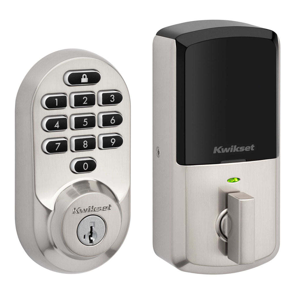 Cerradura inteligente Halo Keypad ™ con Wi-Fi níquel satinado