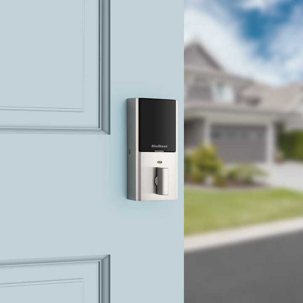 Cerradura inteligente Halo Fingerprint ™ con Wi+Fi níquel satinado